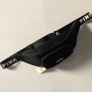 $15 New VS PINK Black & White Fanny Pack